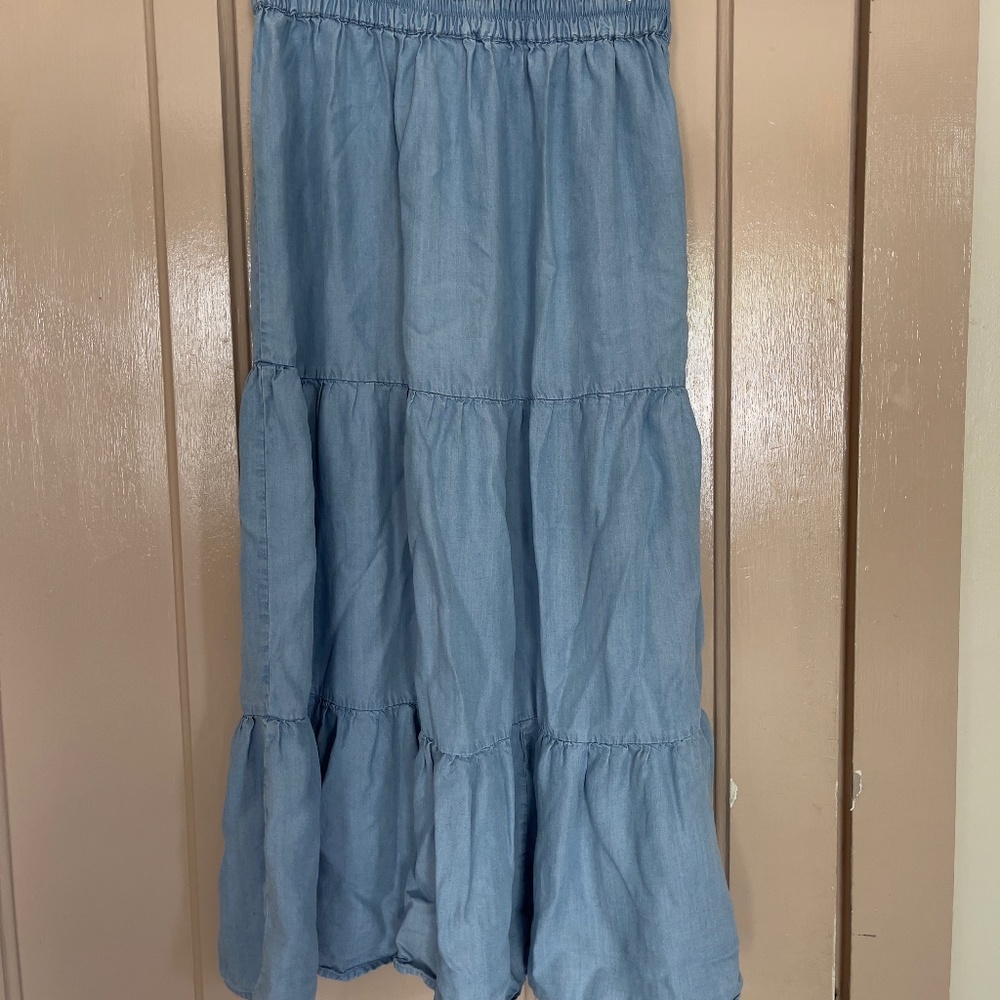 Tiered Maxi Skirt